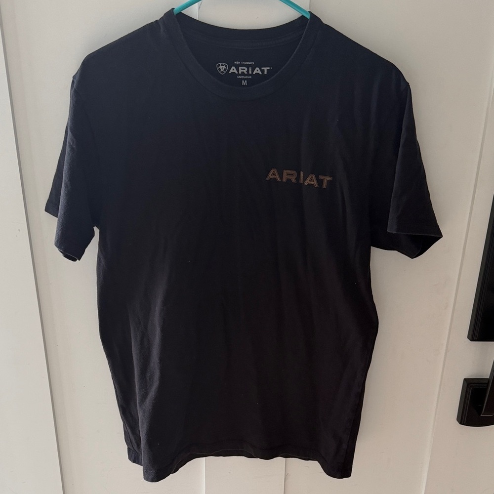 Ariat Black Short Sleeve Logo Crew Tee